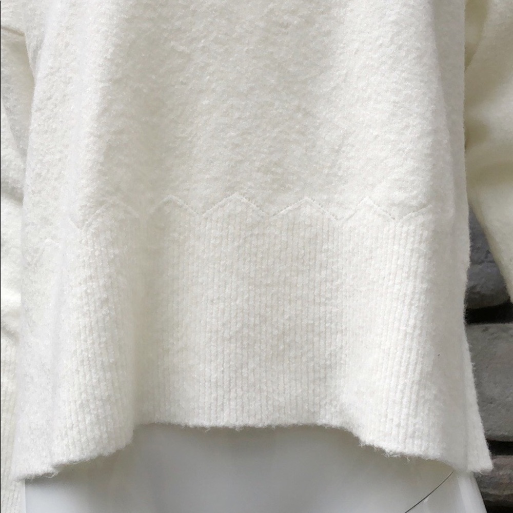 Vineyard Vines Cropped Mock Neck Sweater NWT sz L - Picture 4 of 8